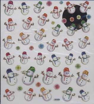 Sticker / Aufkleber Schneemann